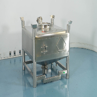 Glatt TC750 750 Liter Stainless Steel Stackable Tote image 1